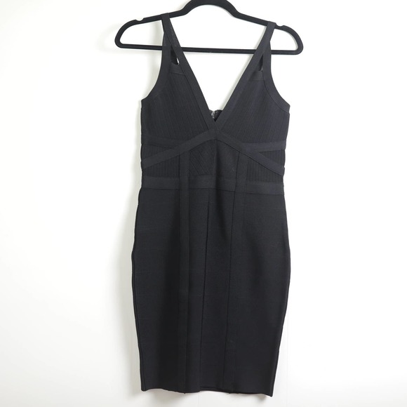 Guess Dresses & Skirts - GUESS Black Form-Fitting Elastic Party Sexy Bandage Sleeveless Dress